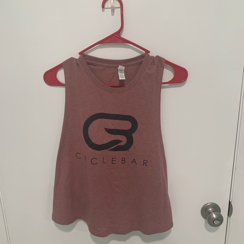 Rose Pink CYCLEBAR Muscle Crop